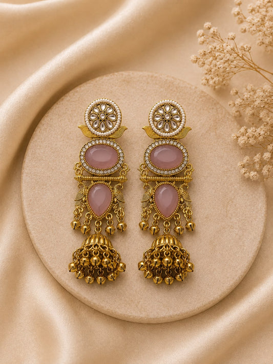 Kashmiri Chand Bali Earrings
