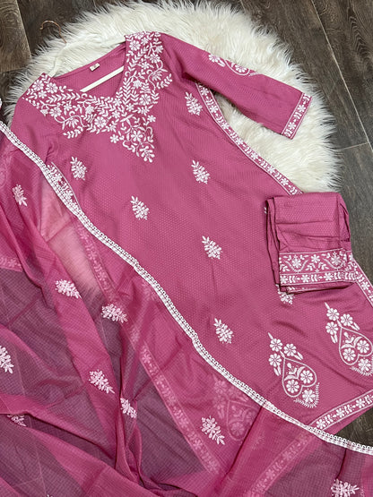 Cotton Chikan Suits 🌸