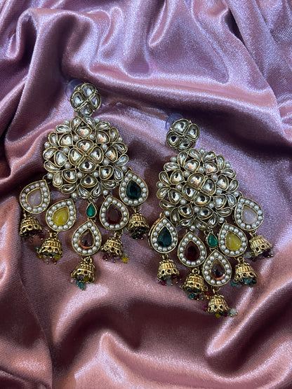 Madhubala Earrings : Multi