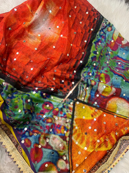 Viral Pakistani Silk Dupatta