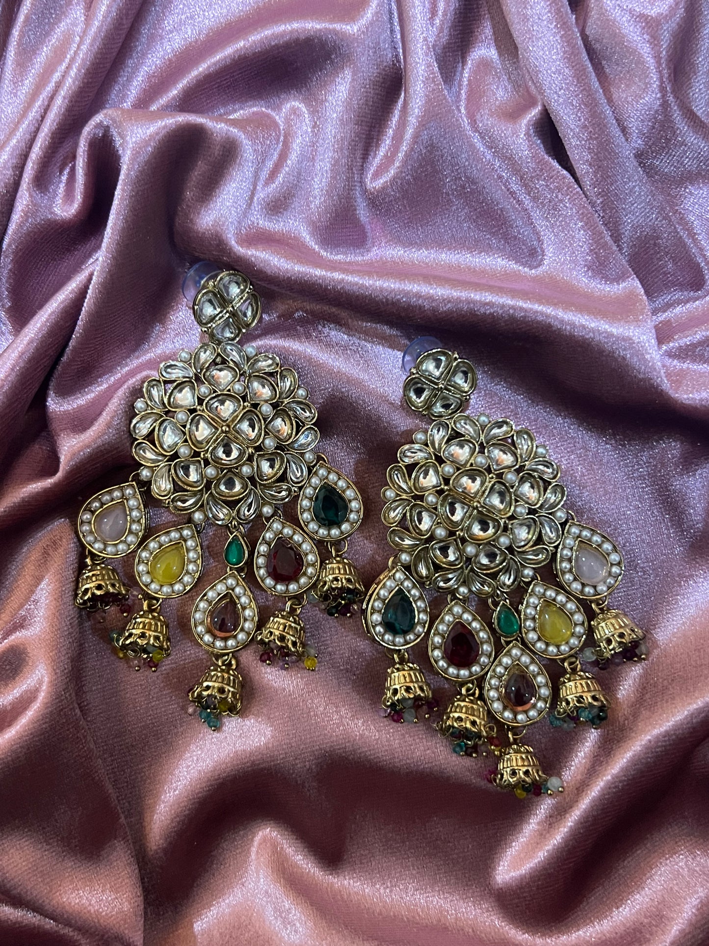 Madhubala Earrings : Multi