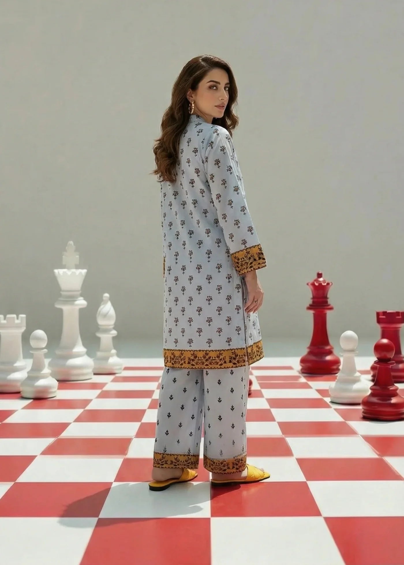 COORD SETS, LAWN SETS, READY TO WEAR, 2 PIECE, LAWN SET