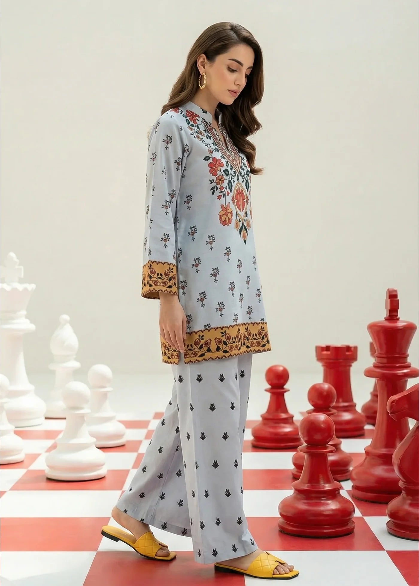 COORD SETS, LAWN SETS, READY TO WEAR, 2 PIECE, LAWN SET